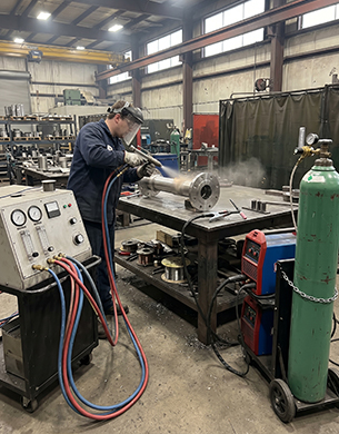 HVOF metallization equipment