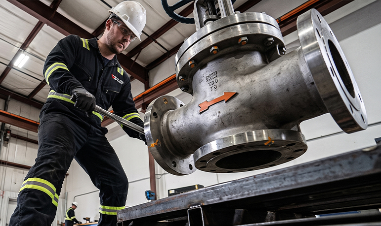 Refinería, gas y procesamiento — válvulas críticas VB
