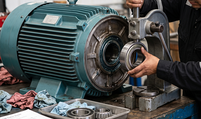 Bearings and lubrication — VB electric motors