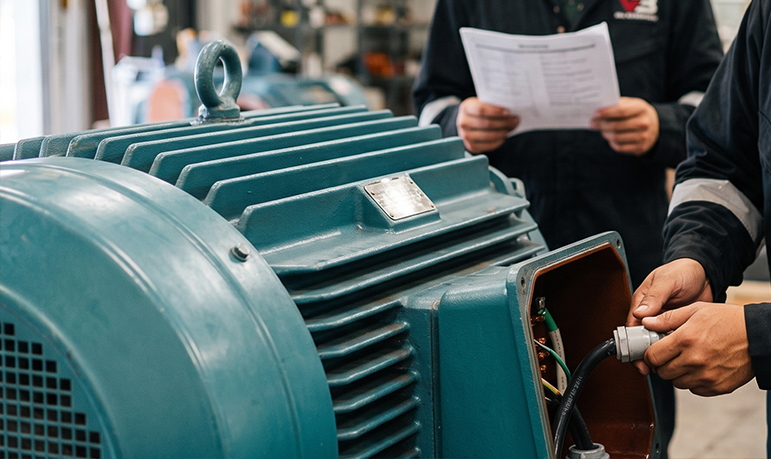 Instrumentation and assisted startup — VB motors